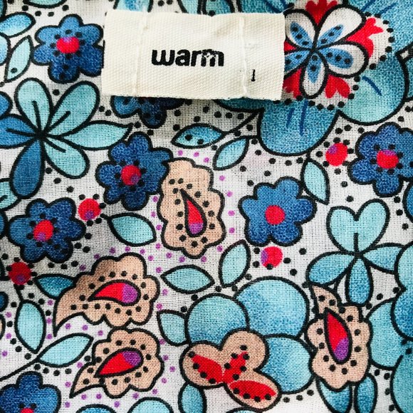 Warm  Floral Print Top - Picture 6 of 7